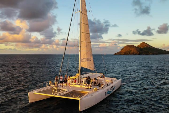 Champagne Sunset Sail in St. Lucia — Rodney Bay Catamaran Cruise photo 4