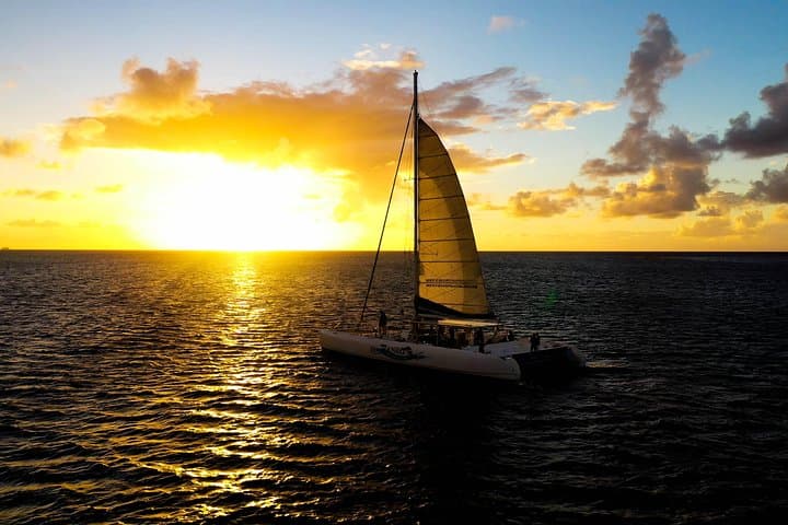 Champagne Sunset Sail in St. Lucia — Rodney Bay Catamaran Cruise photo 2