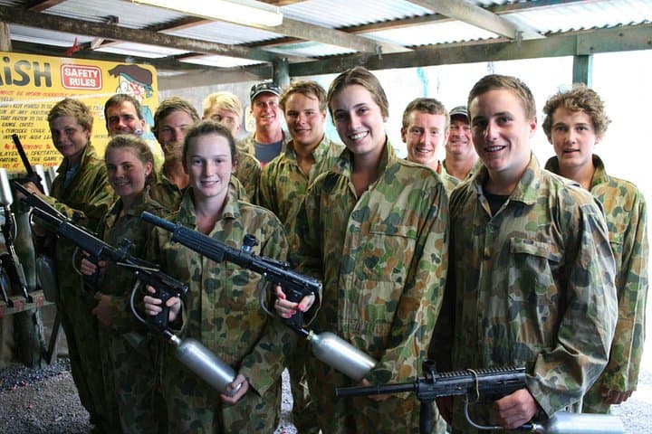 Sunshine Coast Paintball at Skirmish: Outdoor Bushland Skirmishes Near Aussie World