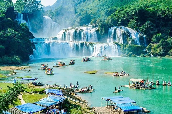 Ban Gioc Waterfall 3-Day Trip from Hanoi: Waterfalls, Caves & Camping