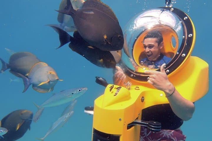 Submarine Scooter Adventure in Maunalua Bay — Oahu Underwater Tour