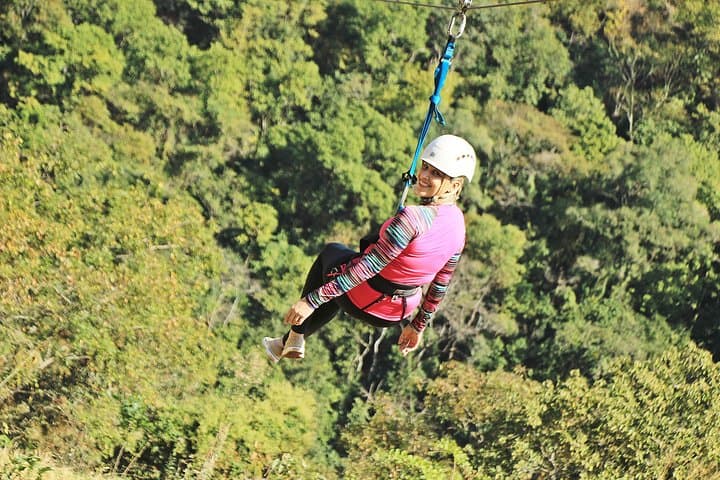 Zipline Mega Tour Brotas: 120m Canopy Flight & Cristal Waterfall Trail photo 6
