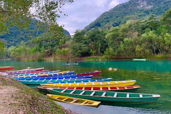 Tamul Waterfall Canoe Tour & Cueva del Agua Swim — Day Trip from Ciudad Valles photo 2