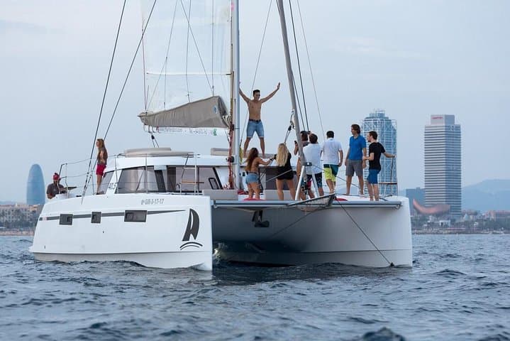 Private Catamaran Experience from Port Olímpic Barcelona — 2–3 Hour Day & Sunset Cruises