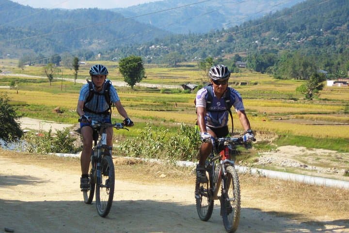 Kathmandu to Nagarkot Extreme Mountain Biking Day Tour — 35 km, 2,100 m Viewpoint