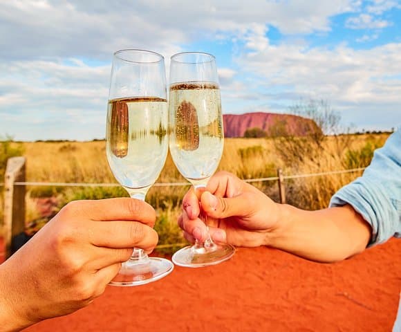 Uluru Sunset Tour from Ayers Rock Resort: Sparkling Wine at the Viewing Area photo 4