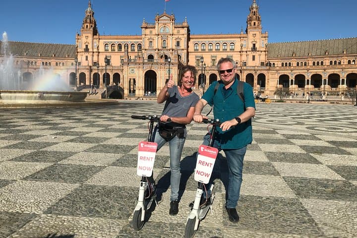 Seville Electric Scooter Rental: 2-Hour GPS City Tour