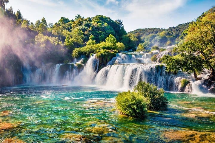 Explore Krka National Park: Waterfalls, Riverboat Cruise & Wine Tasting Near Split