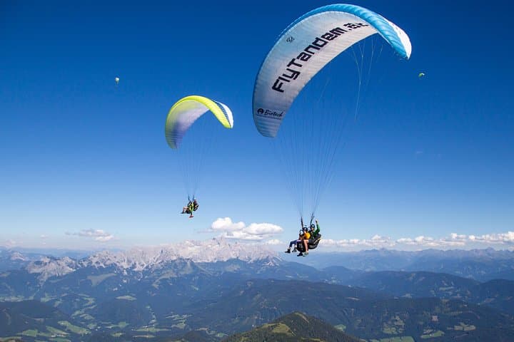 Soar Above Werfenweng: Tandem Paragliding from Mt Bischling