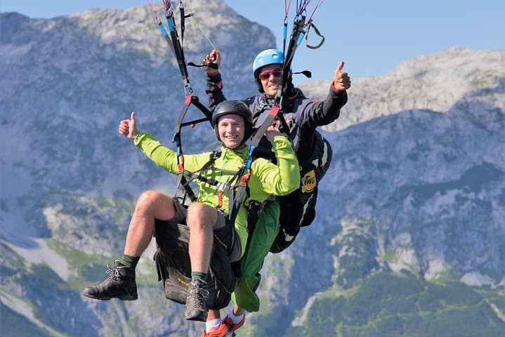 Soar Above Werfenweng: Tandem Paragliding from Mt Bischling photo 2