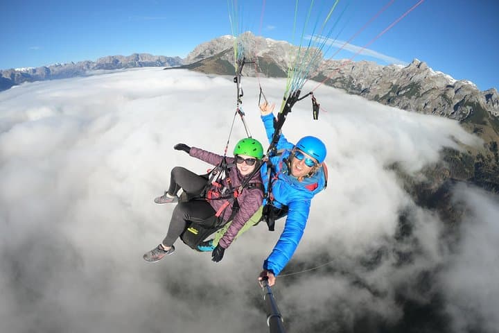 Soar Above Werfenweng: Tandem Paragliding from Mt Bischling photo 3