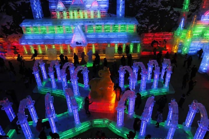 Private Day Tour to Guyaju Cave Dwellings & Longqing Gorge Ice Lantern Festival from Beijing photo 5