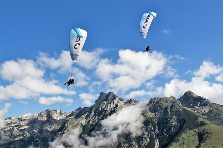 Soar Above Werfenweng: Tandem Paragliding from Mt Bischling photo 5