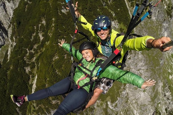 Soar Above Werfenweng: Tandem Paragliding from Mt Bischling photo 6
