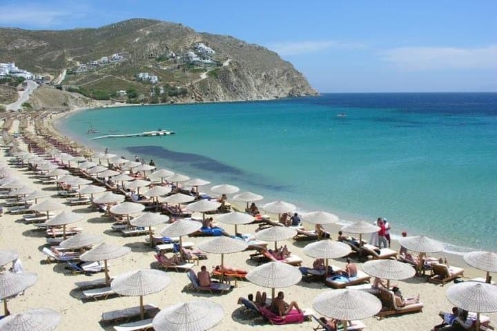 Explore Mykonos in Four Hours: Armenistis Lighthouse & Best Beaches Tour photo 2