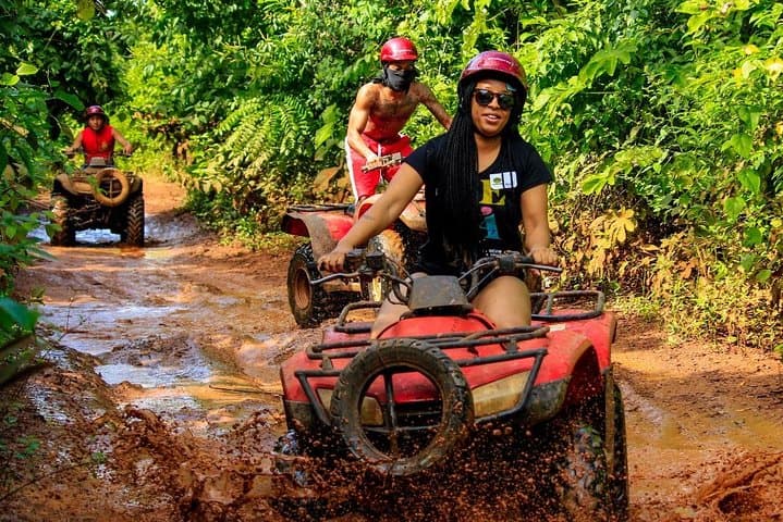 Cancun Jungle ATV, Zipline & Cenote Adventure: Drive, Fly and Swim photo 4
