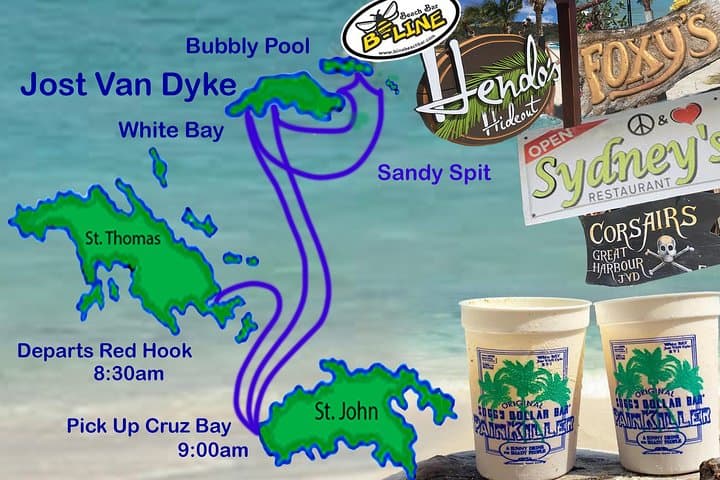 Jost Van Dyke Funday: Full-Day Private Boat Trip to Sandy Spit, White Bay & the Bubbly Pool photo 4