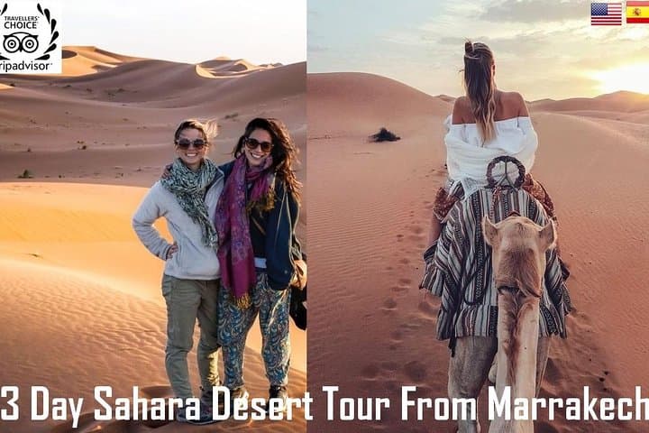 3-Day Sahara Desert Adventure from Marrakech: Merzouga, Gorges & Camel Camp