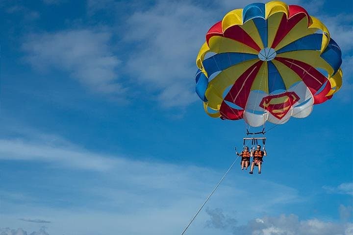 Parasailing Over Cancun: 10–15 Minute Caribbean Flights with Hotel Pickup photo 5