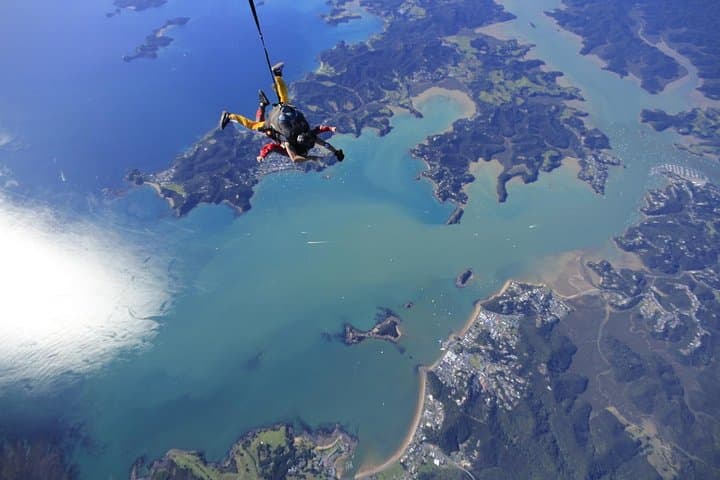 Bay of Islands 12,000ft Skydive — 40 Seconds of Freefall Over 144 Islands