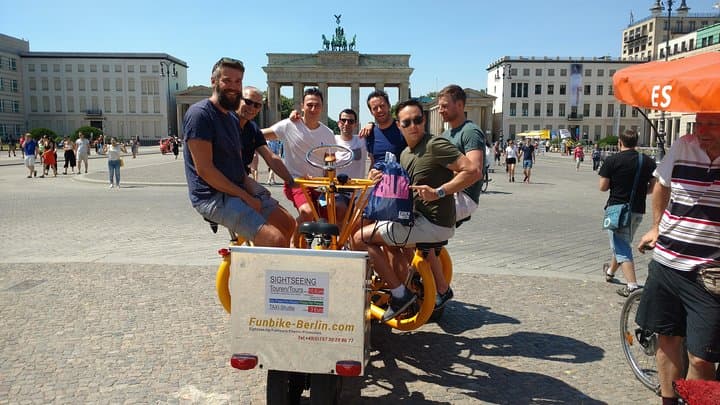 Berlin Conference Bike Tour — Private FunBike Sightseeing from Brandenburg Gate photo 1