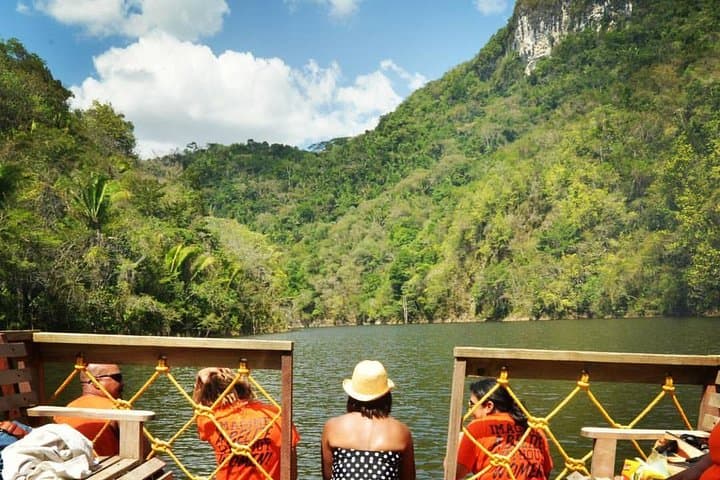Jungle Pontoon Waterfall Adventure Tour in San Ignacio, Belize photo 5