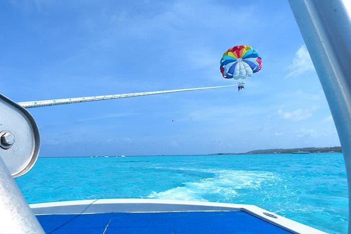Parasailing Over Cancun: 10–15 Minute Caribbean Flights with Hotel Pickup photo 6