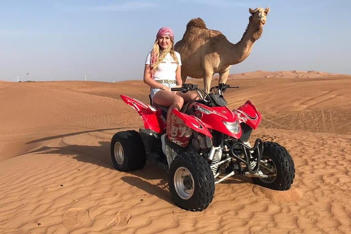Dubai Red Dunes Desert Safari: Quad Bikes, Camel Rides & Bedouin BBQ Evening photo 4