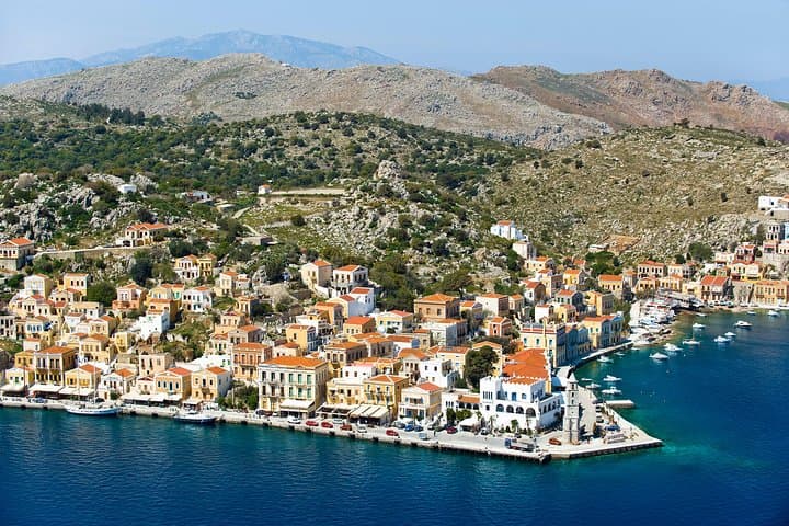 Symi Island Boat Trip from Rhodes with St George Bay Swim Stop