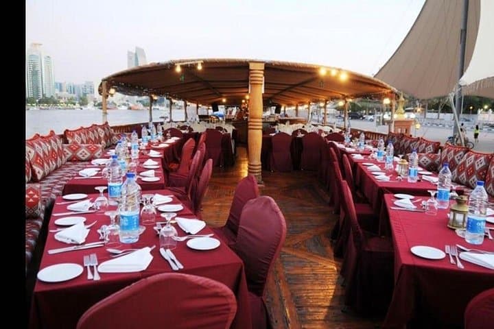 Moonlit Dhow Dinner on Dubai Creek: Evening Cruise with Tanura Show photo 3