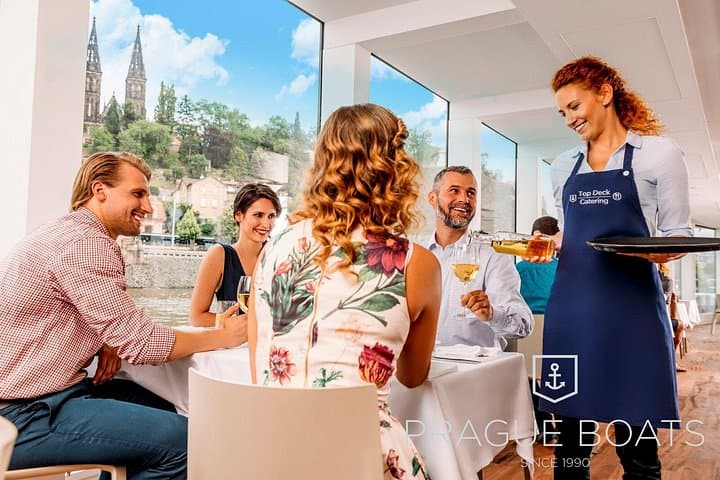 Prague Vltava 2-Hour Lunch Cruise: Buffet, Live Music & Historic Sights photo 3