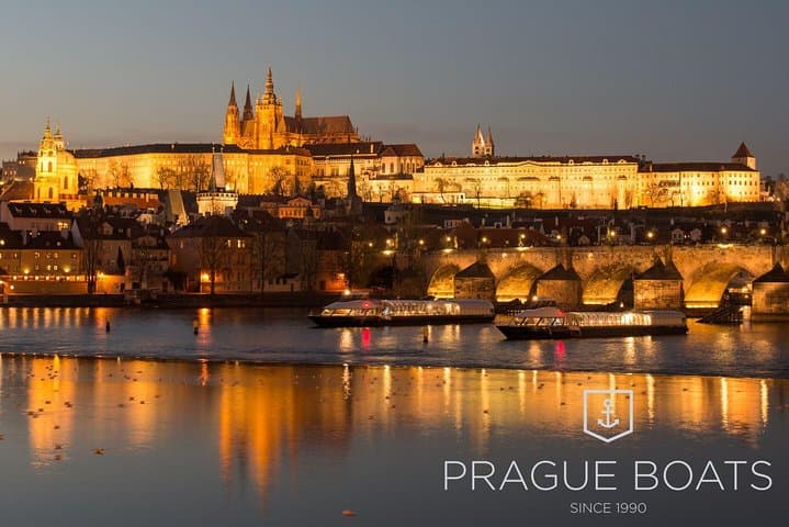 Evening Crystal Dinner Cruise on Prague's Vltava River photo 4