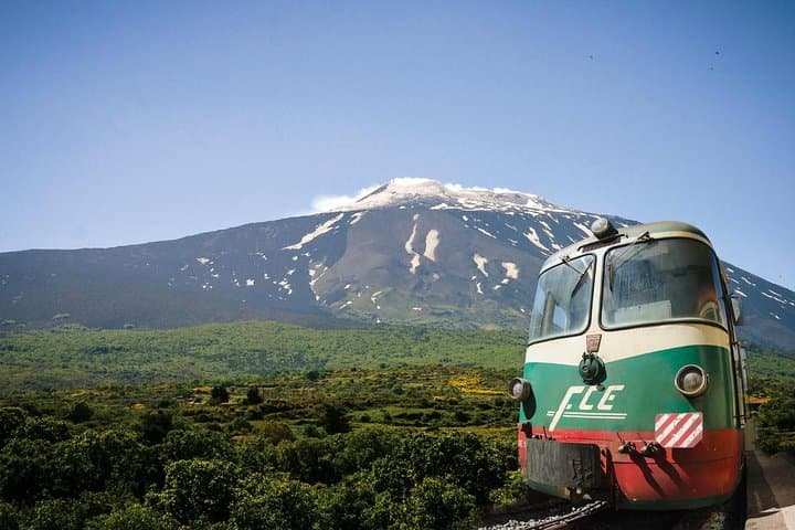 Mount Etna and Alcantara Gorges Day Trip from Taormina: Train Ride, Gorges & Optional Summit Ascent