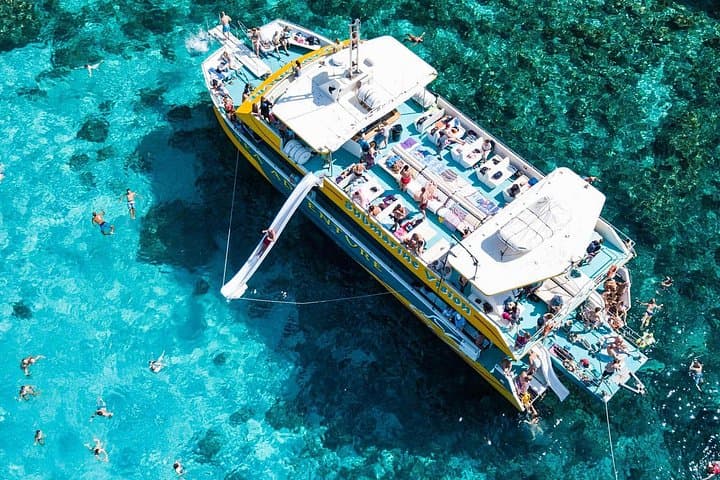 Blue Lagoon Sunset Catamaran Cruise: Evening Swim, Snorkel & Comino Caves photo 3