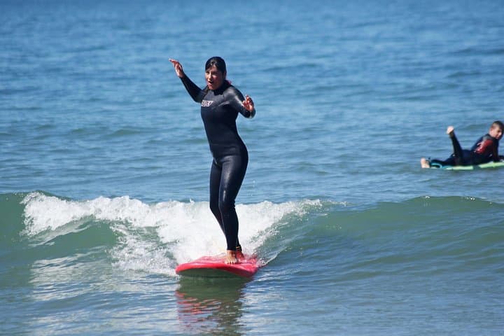 Beginner Surf Lessons at Ofir Beach — Private Group Coaching in Northern Portugal