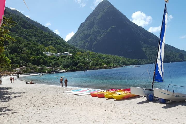 St. Lucia Land and Sea Tour — Pitons, Sulphur Springs & Sugar Beach Adventure photo 2