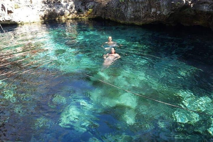 Overnight Jungle Camping with Cave and 4 Cenotes near Chemuyil