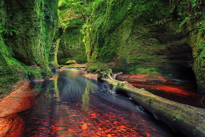 Explore Finnich Glen (Devil's Pulpit): Waterfall Gorge Hike Near Glasgow