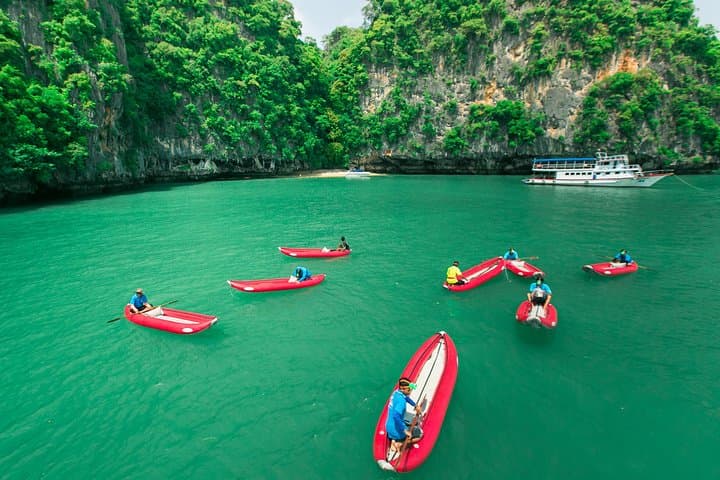Phang Nga Bay Kayaking to James Bond Island: Sea Caves, Lagoons & Beach Stops