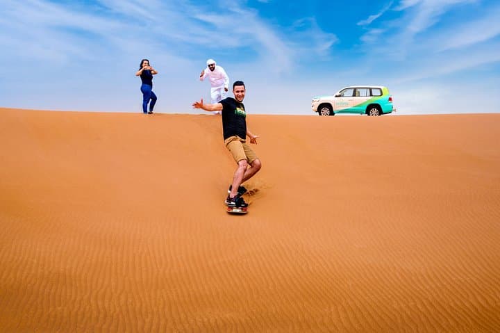 Dubai Sunset Desert Safari: Dune Bashing, Sandboarding & Camel Ride photo 6
