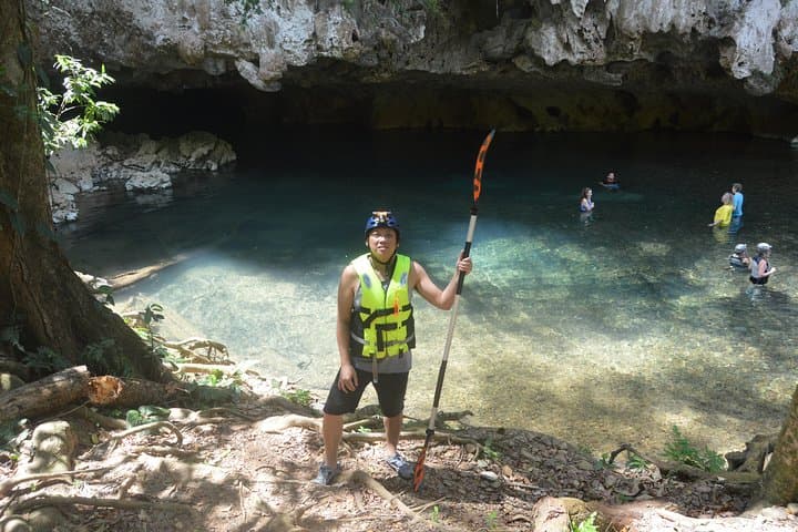 Cave Kayaking & Zipline: Nohoch Che'en Day Trip from Ambergris Caye photo 4