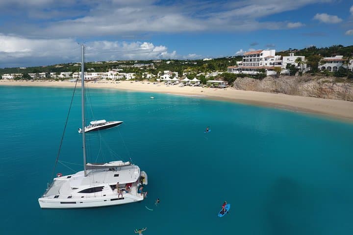 Full-Day Nude Naturist Catamaran Charter in St Maarten — Sail, Snorkel & Island Stops