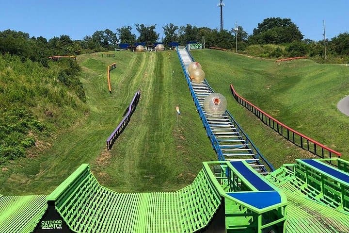 Zorbing at Outdoor Gravity Park in Pigeon Forge: Roll the 1,000-ft OGO Tracks photo 4