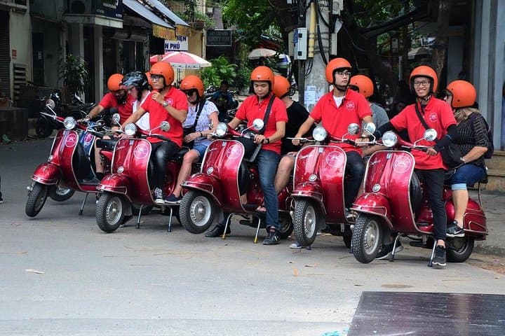 Hanoi Vintage Vespa Night Food Tour — Old Quarter Street Eats by Scooter photo 3