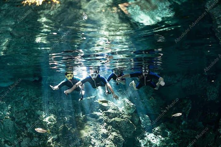 Dos Ojos Cenote VIP Private Snorkeling Tour & Mayan Lunch