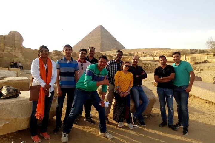 Sunset Camel Ride at Giza Pyramids with Local Desert Dinner photo 3