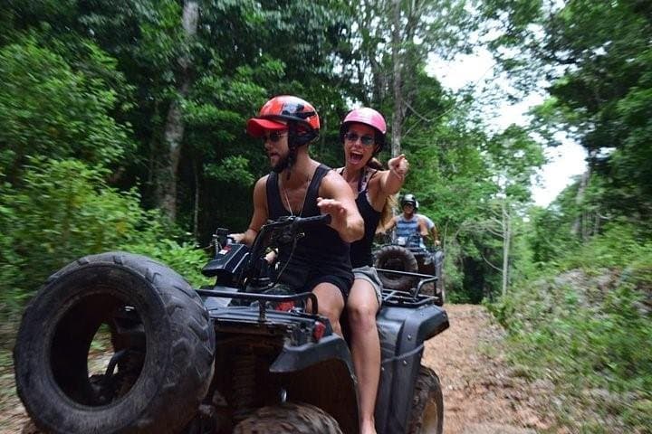 Cenote, Zipline & Shared ATV Adventure from Cancun — Riviera Maya Combo