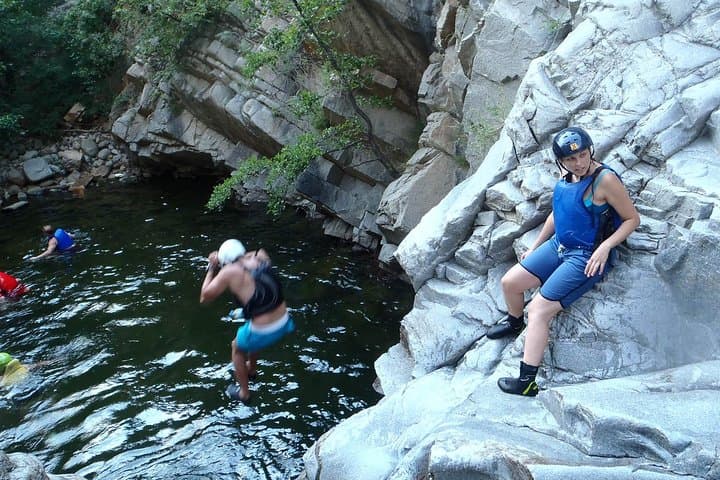 Canyoning the Vlahi River: Kresna Gorge Waterfall and Slide Adventure photo 4
