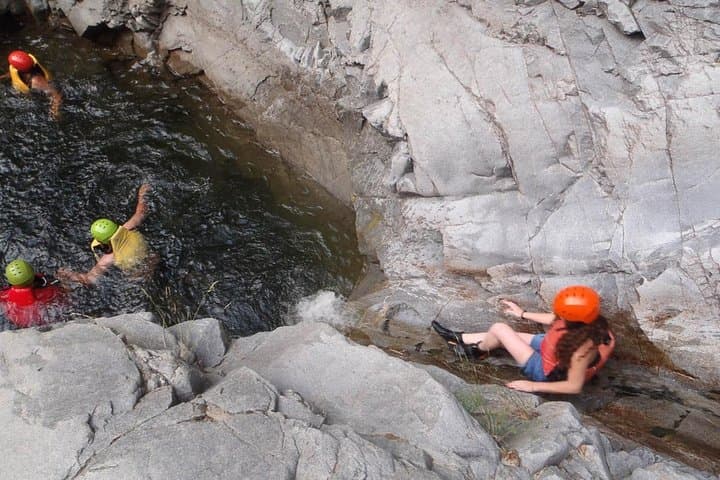 Canyoning the Vlahi River: Kresna Gorge Waterfall and Slide Adventure photo 5
