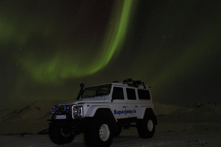 Private Superjeep Northern Lights Hunt from Reykjavik